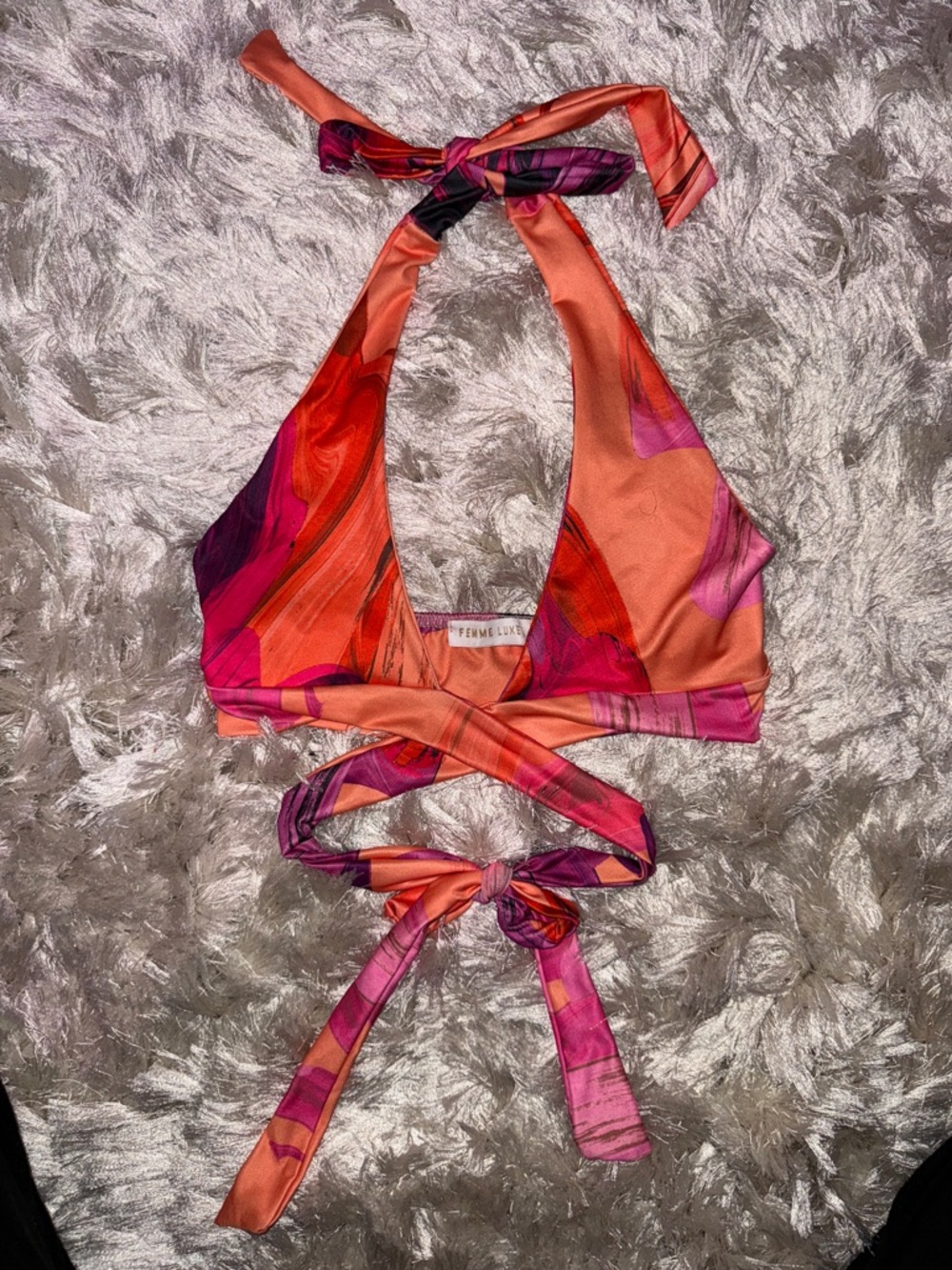 Marble Halter Top